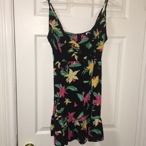 Floral print summer dress